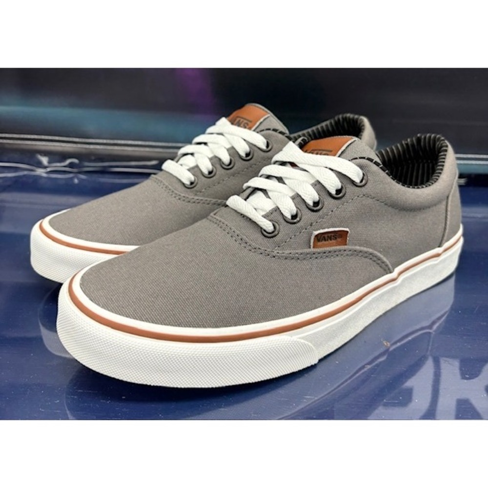 Vans Classic OTW Grey White Canvas 508731 Mens low top sneakers size 8